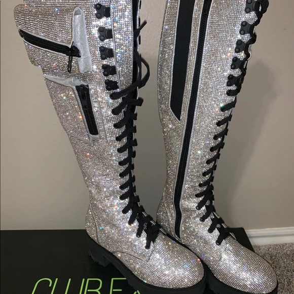 Dolls Kill Shoes - Bling boots